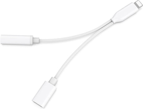 Adaptador Lightning para Jack 3.5mm e Ligtning Fêmea