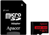 Cartão de Memória MicroSD HC UHS 1 com Adaptador/ Classe 10/ 100MB/s APACER 32Gb