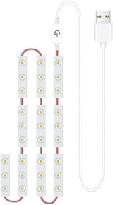 Tira de Luzes LED para Espelho | USB | Controlo Tátil | 30 LEDs