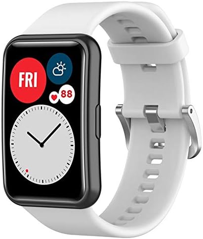 Pulseira Silicone para Huawei Watch fit Branco - Multi4you®
