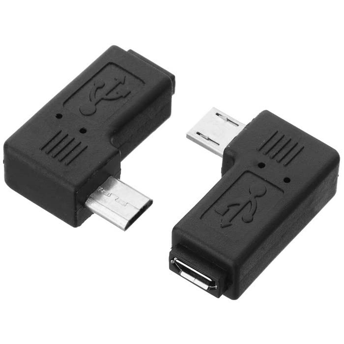 Adaptador Micro USB  para Micro USB 90° - Multi4you®
