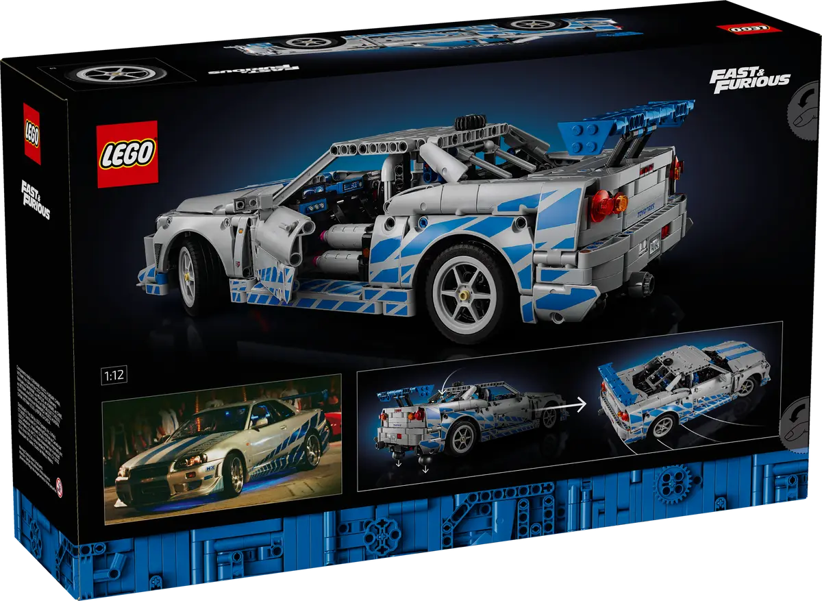 LEGO® Technic 42210 – Velocidade Furiosa Carro Nissan Skyline GT-R | R34