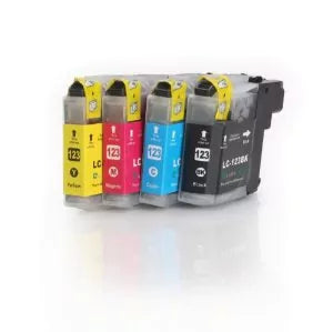 Conjunto 4 Tinteiros Brother LC123 Compatíveis
