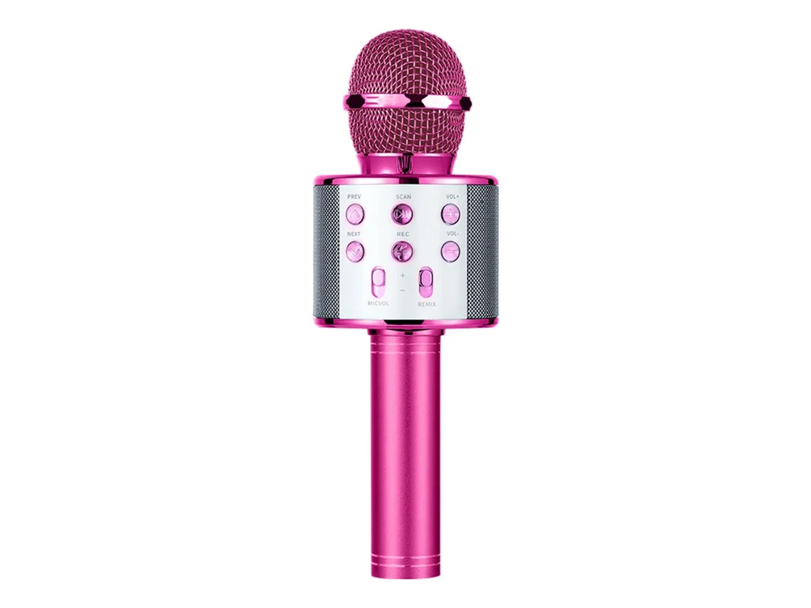Microfone Wireless LY-889 Rosa