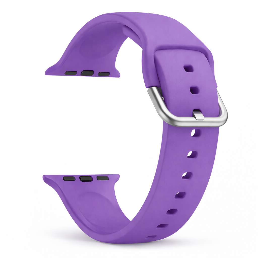 Pulseira de Silicone Apple Watch 38/40/41mm  (Roxo)  - Multi4you®