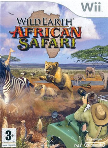 Jogo Wild Earth: African Safari Wii (GRADE A)
