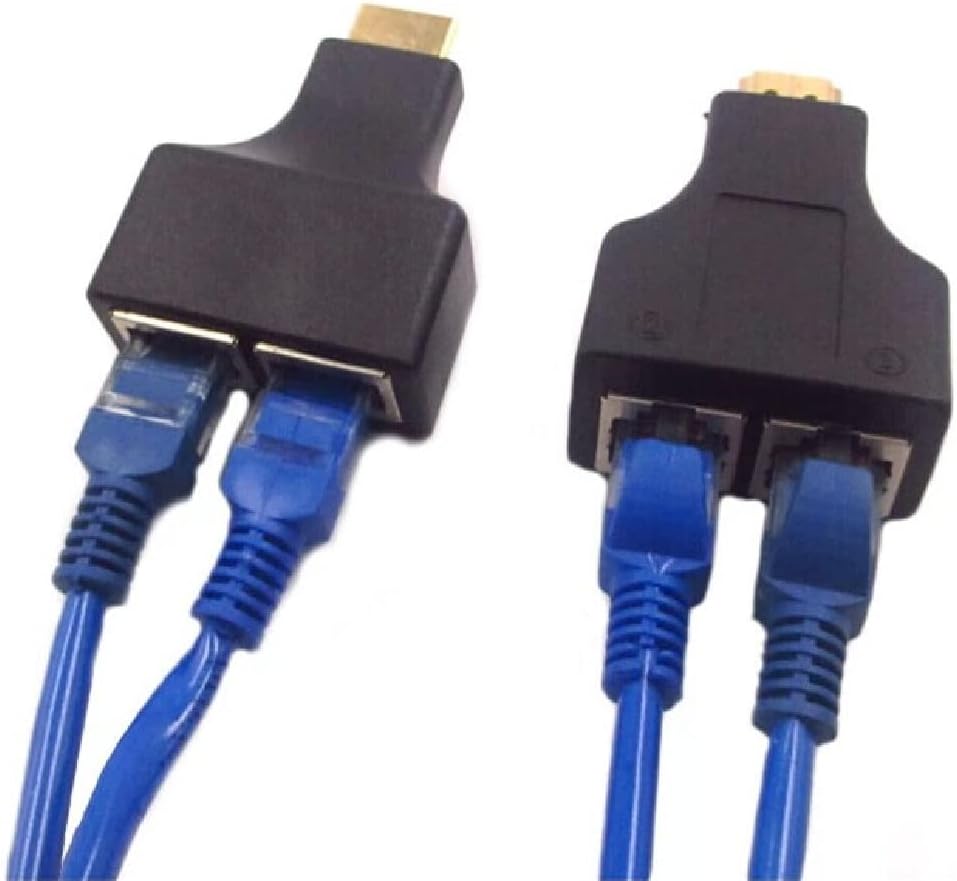 Extensor HDMI sobre RJ45 CAT5e/CAT6 – Kit com 2 Unidades - Multi4you®