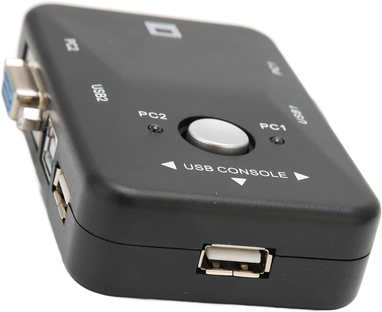 Interruptor KVM com Divisor de Vídeo Ultra HD 1920×1440 USB 2.0 / VGA - Multi4you