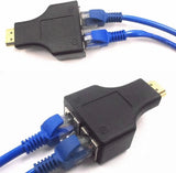 Extensor HDMI sobre RJ45 CAT5e/CAT6 – Kit com 2 Unidades - Multi4you®