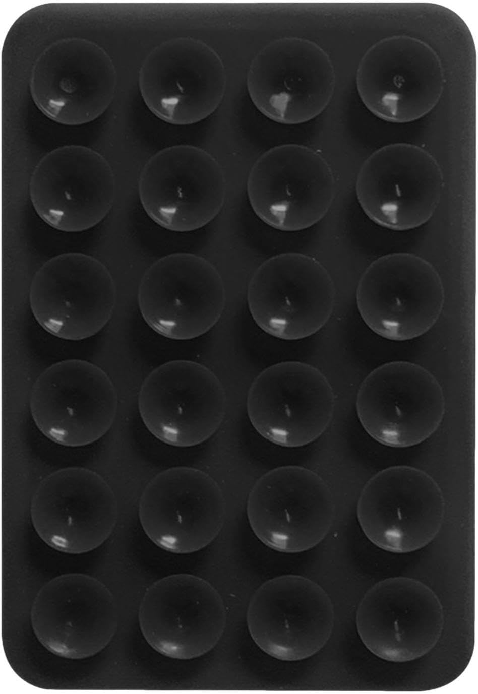 Suporte de silicone para telefone com ventosas (Preta) - Multi4you®