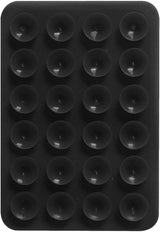 Suporte de silicone para telefone com ventosas (Preta) - Multi4you®