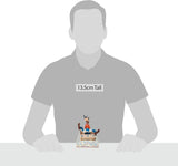 Figura Disney Tradições - Pateta Em Trenó Natal 12cm