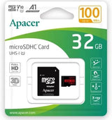 Cartão de Memória MicroSD HC UHS 1 com Adaptador/ Classe 10/ 100MB/s APACER 32Gb