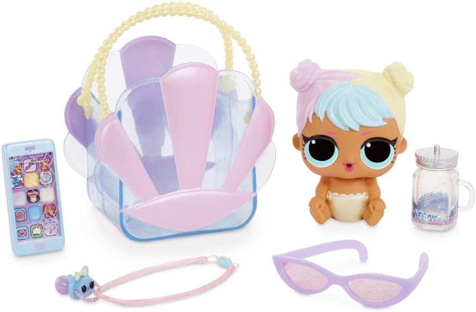 Giochi Preziosi – L.O.L. Surprise! Ooh La La Baby Surprise Lil Bon Bon com Bolsa e 15 Surpresas
