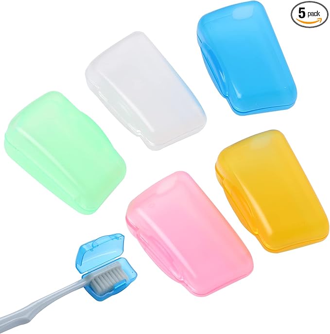 Capas Portáteis para Escova de Dentes Proteção para Viagem 5 pcs  - Multi4you