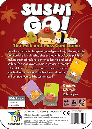 Devir – Jogo de Mesa Sushi Go! (Versão em Português)