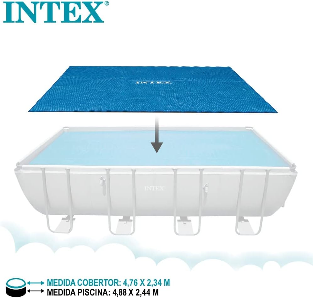 INTEX 55270 - Cobertor de piscina retangular, 488 x 244 cm