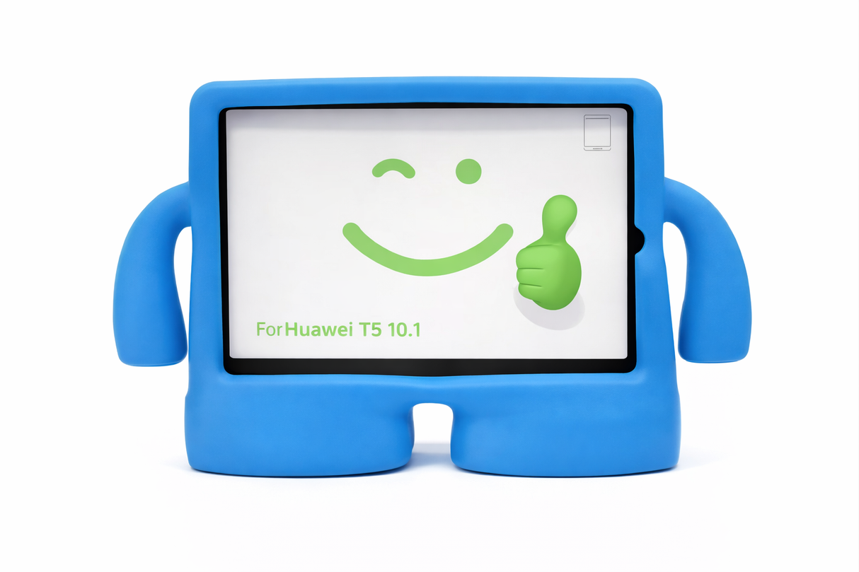 Capa Infantil em Silicone para Huawei MediaPad T5 10.1 – Azul