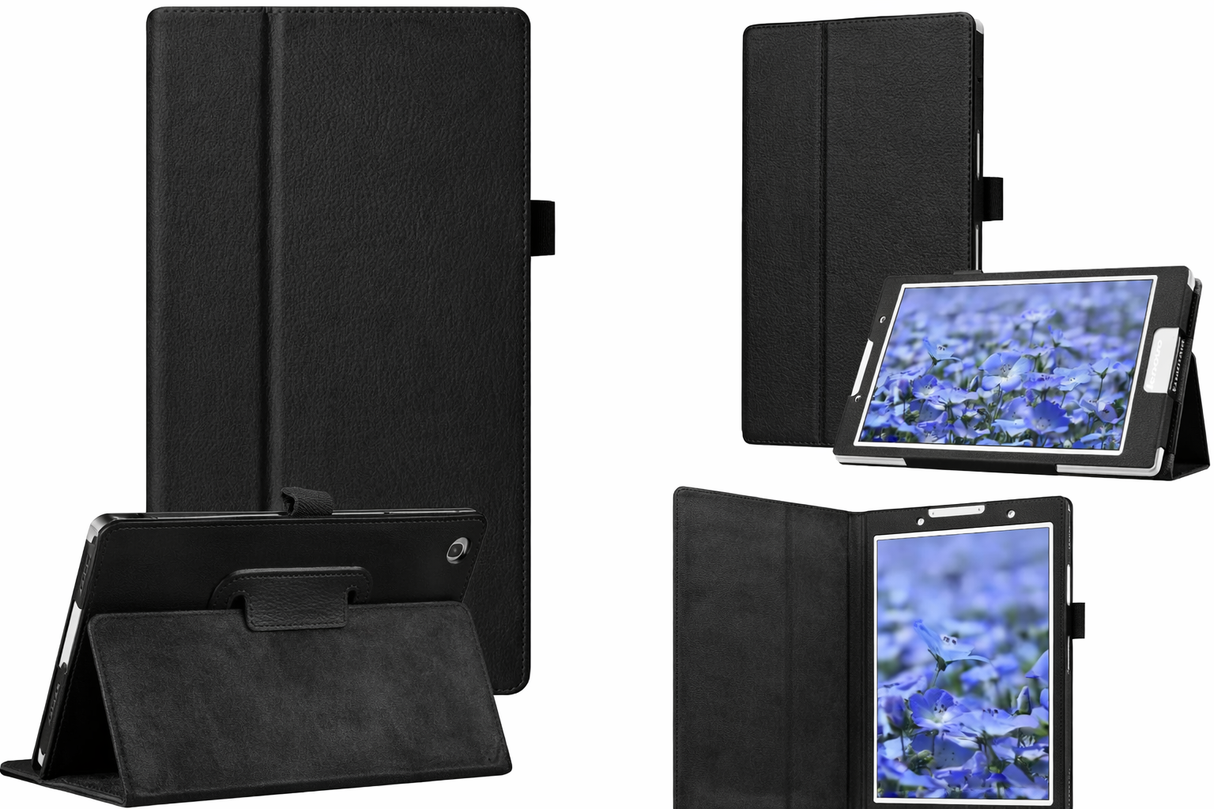Capa Tablet Couro Tipo Livro Stand Case para Lenovo Tab 3 8.0 / Tab 2 A8-50f