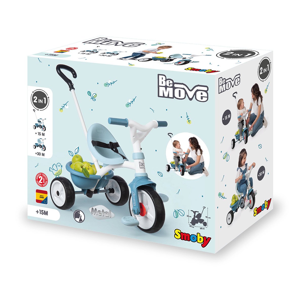 Triciclo Be Move Azul - SMOBY