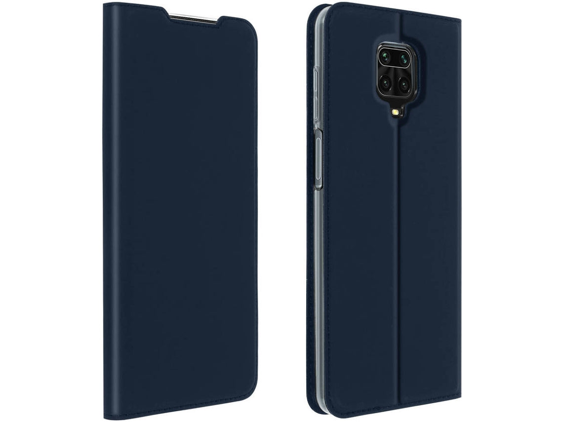 Capa Dux Ducis Folio para Xiaomi Redmi Note 9S / 9 Pro / 9 Pro Max – Azul