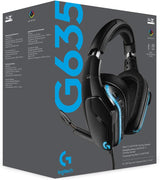 Auscultadores Logitech G635 7.1 Lightsync Gaming Black GRADE A