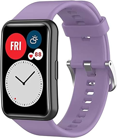 Pulseira Silicone para Huawei Watch fit Lavanda - Multi4you®
