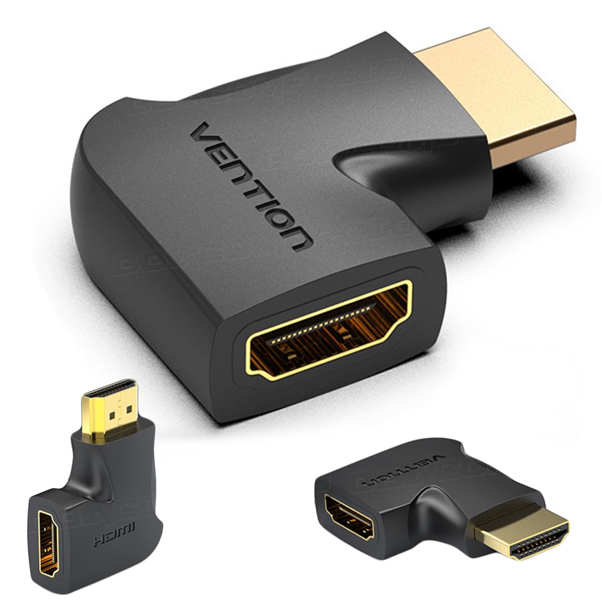 Adaptador Vention HDMI 4K Macho para Fêmea 90º Graus - AIPB0