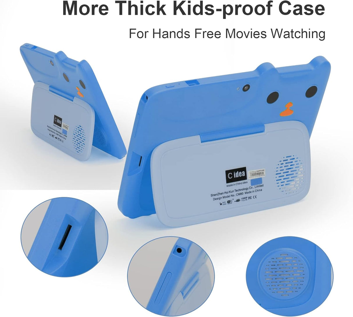 Tablet para crianças 2GB/32GB Kids Azul