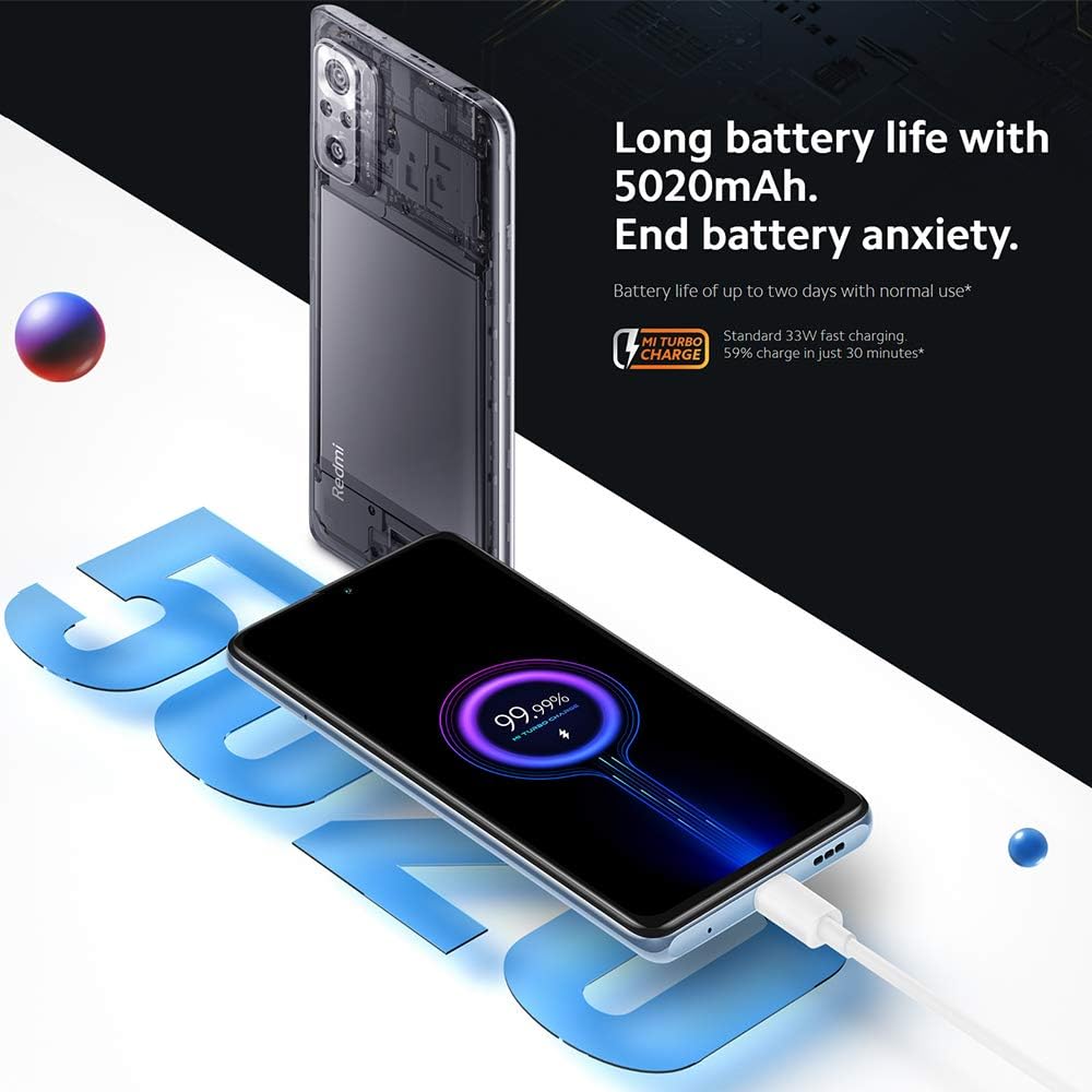 Xiaomi Redmi Note 10 Pro 4G 6.67" Dual SIM 8GB/128GB Glacier Blue GRADE A+