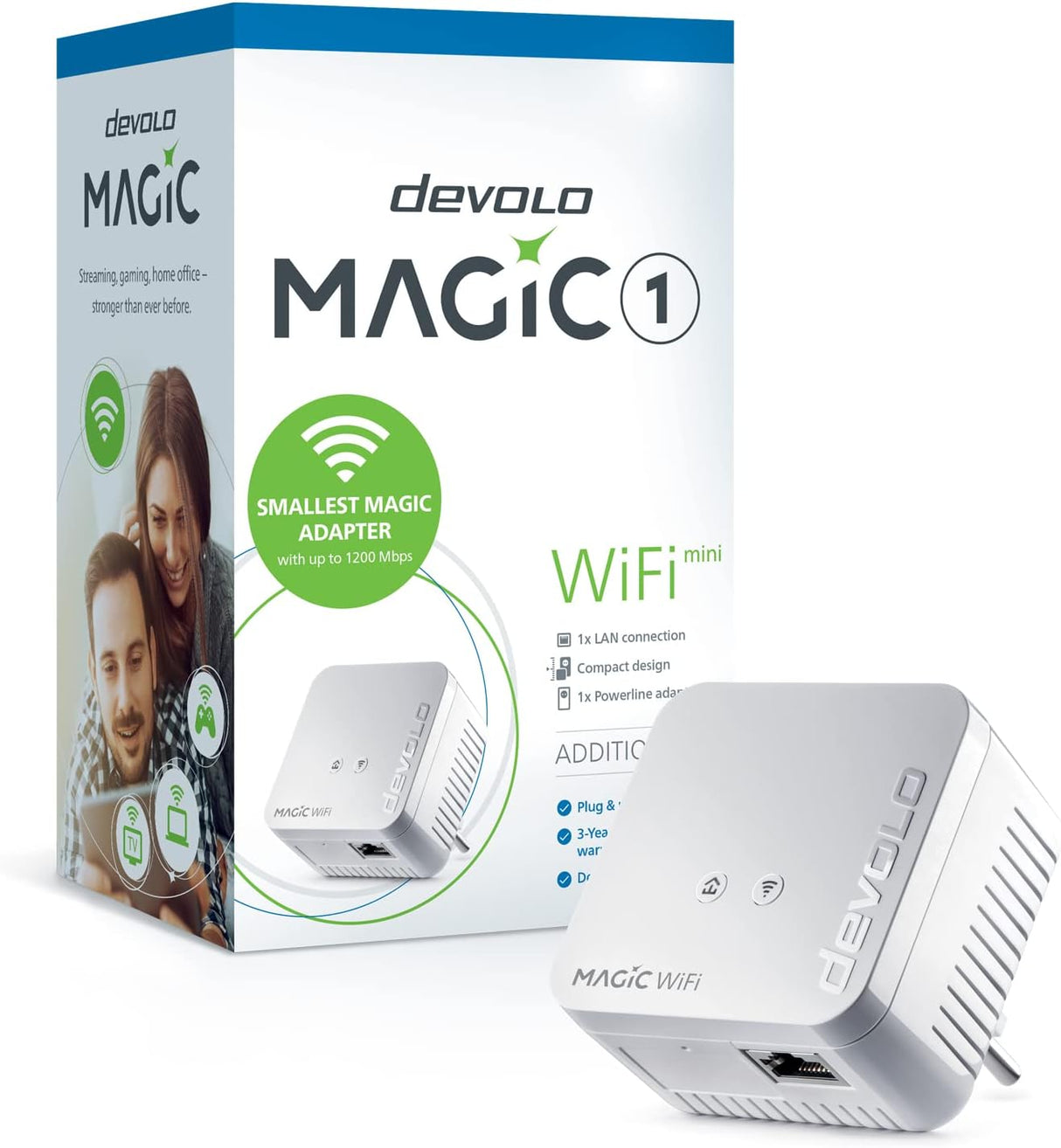 Powerline Adaptador Devolo Magic 1 WiFi Mini