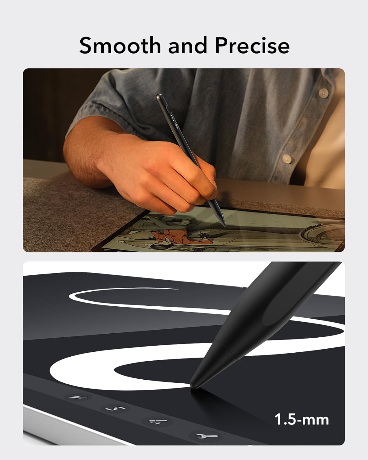 Rysik ESR Digital+ Magnetic Stylus Pen para iPad - preto