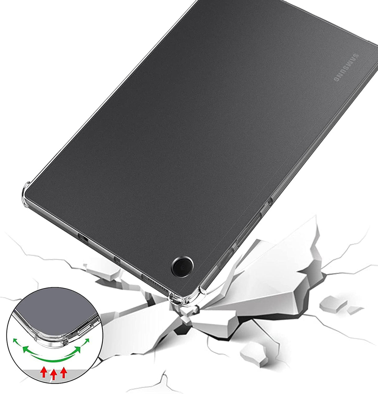 Capa Anti-impactos Samsung Galaxy Tab A8 10.5'' 2021 transparente