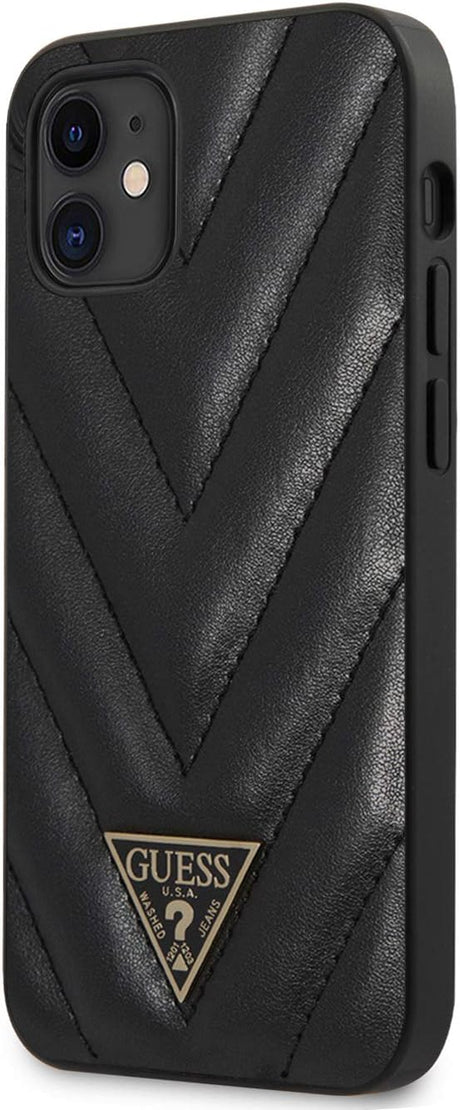 Capa Original Tecido Guess Iphone 12 Mini Preto