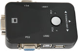 Interruptor KVM com Divisor de Vídeo Ultra HD 1920×1440 USB 2.0 / VGA - Multi4you