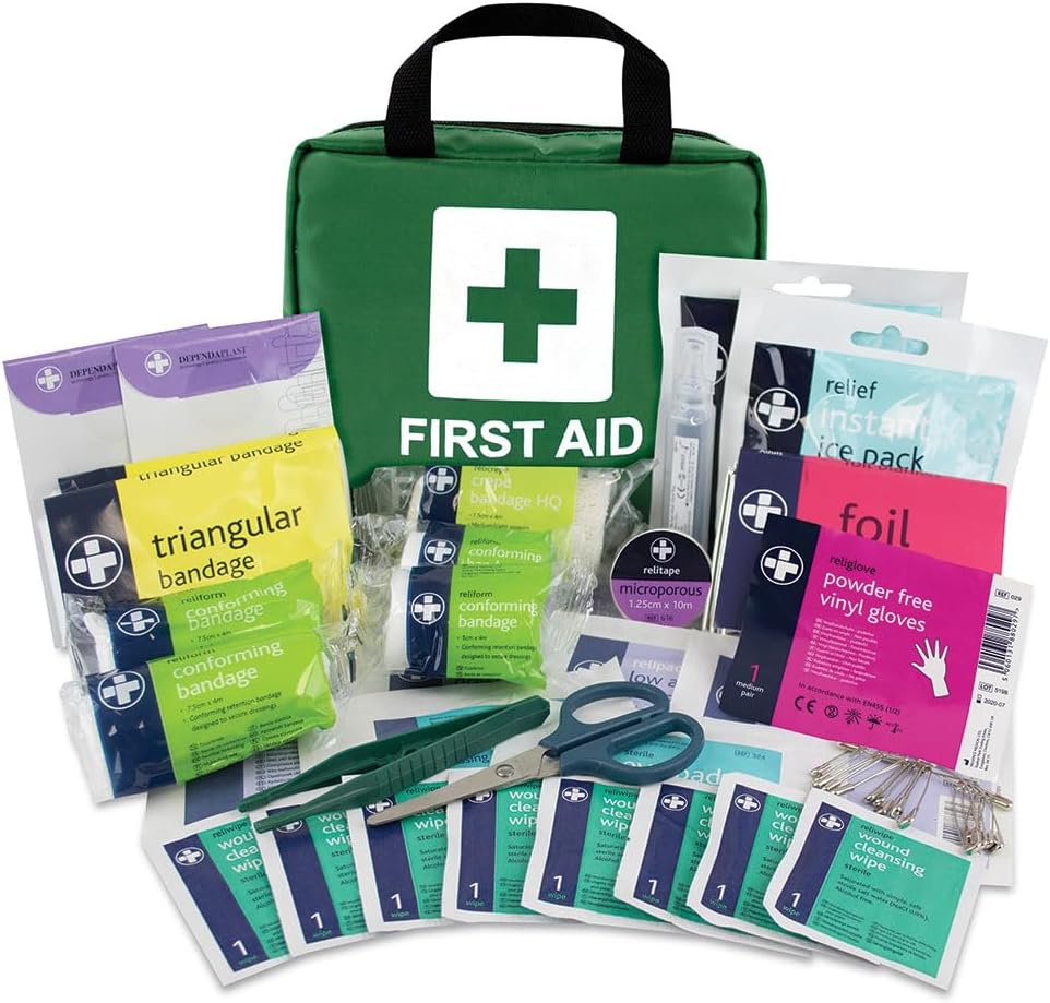 Kit de Primeiros Socorros Completo com 90 Itens