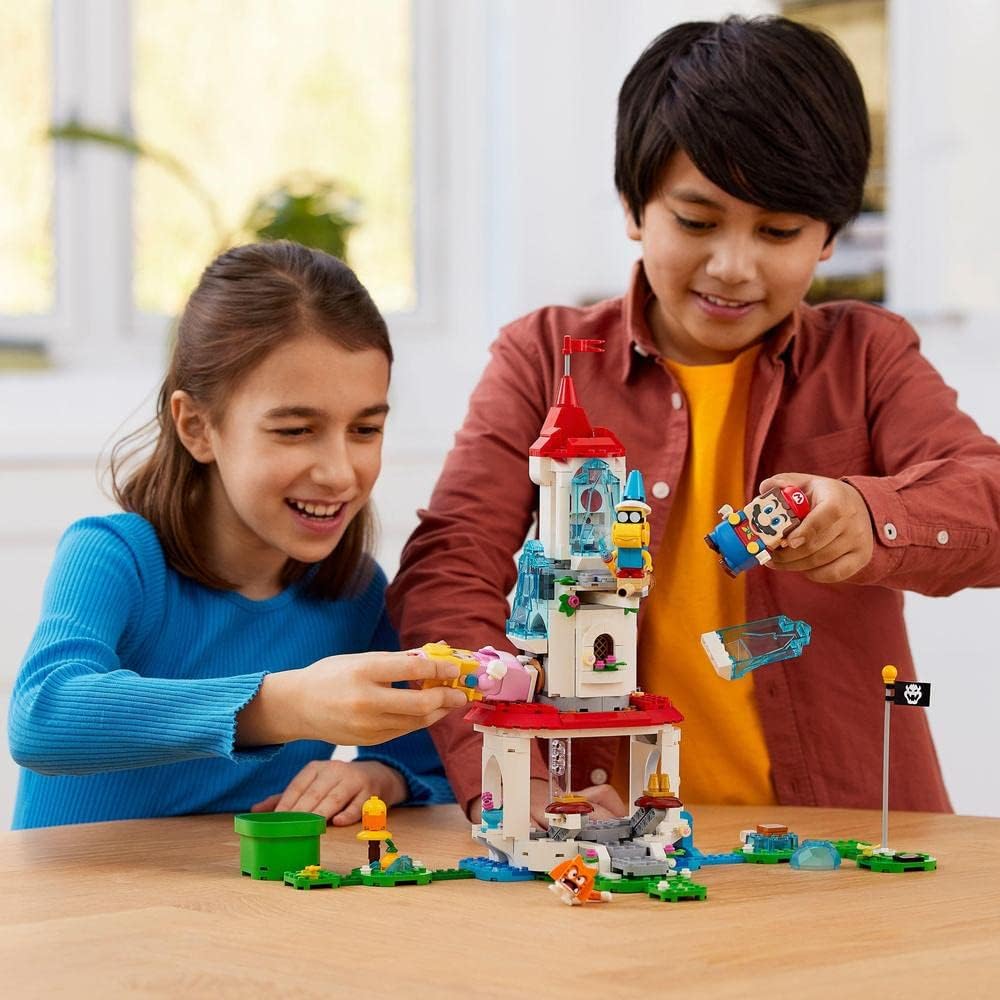 LEGO Super Mario 71407 Set de Expansão Torre Congelada e Fato de Peach Gata