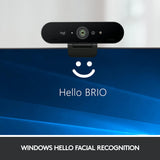 Webcam Profissional LOGITECH Brio (Microfone Incorporado)