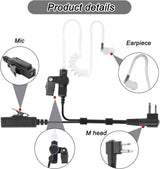 Auricular para Rádio Walkie Talkie 2 pinos com Microfone - Multi4you®