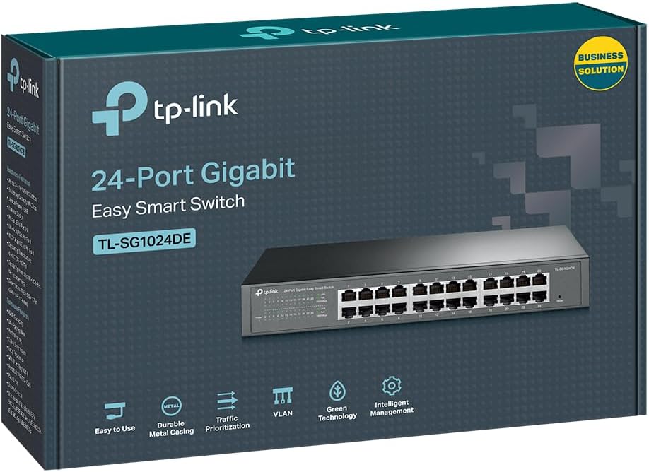 Switch TP-LINK TL-SG1024DE (24 Portas Gigabit)