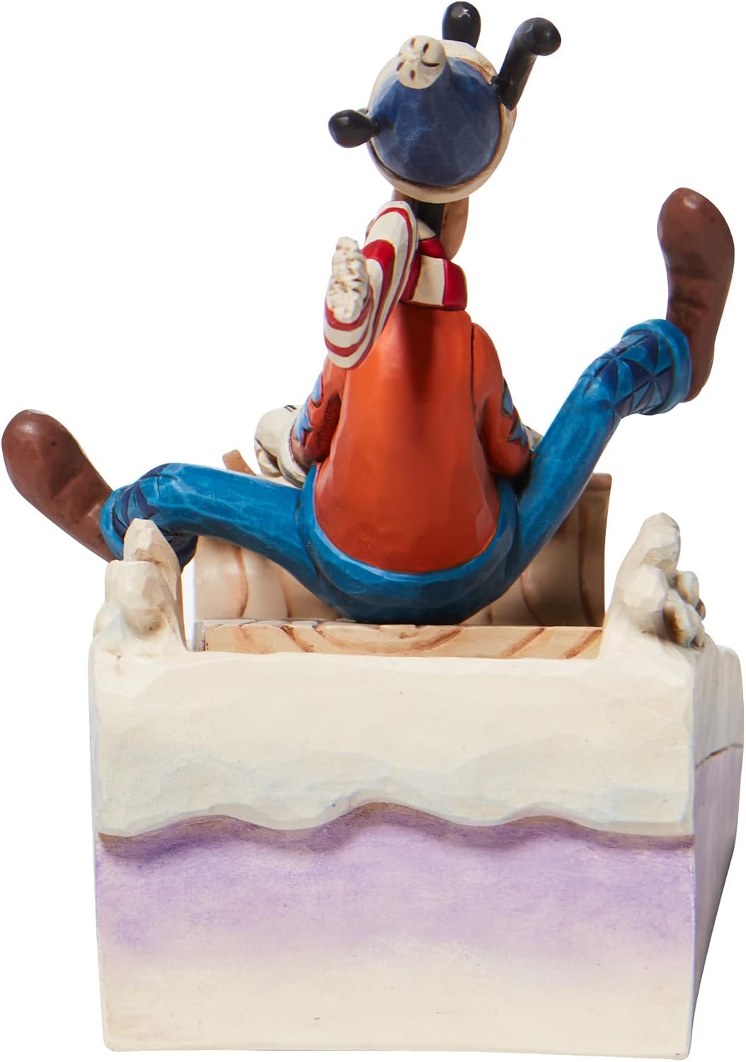 Figura Disney Tradições - Pateta Em Trenó Natal 12cm