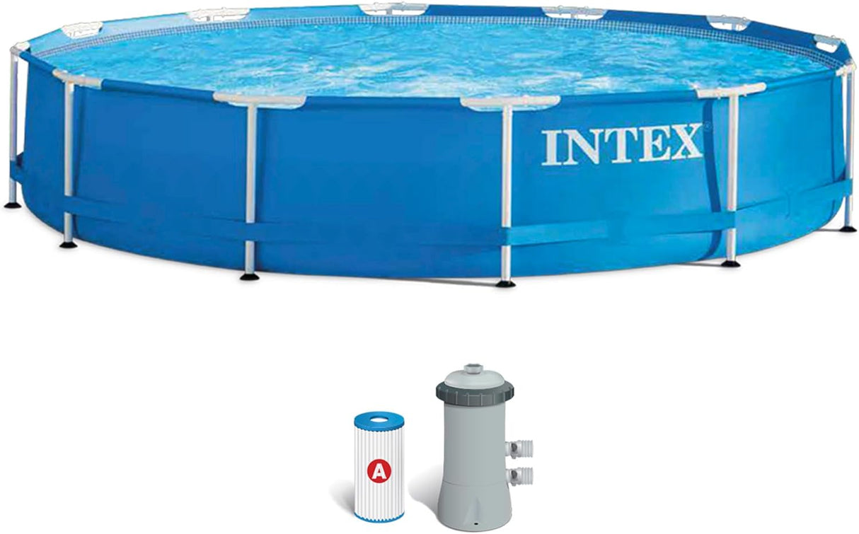 Piscina Intex Metal Frame 366x76 cm com Filtro - Ref. 28212
