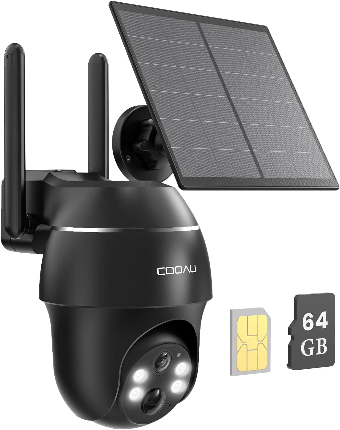 Câmara de vigilância exterior com Sim