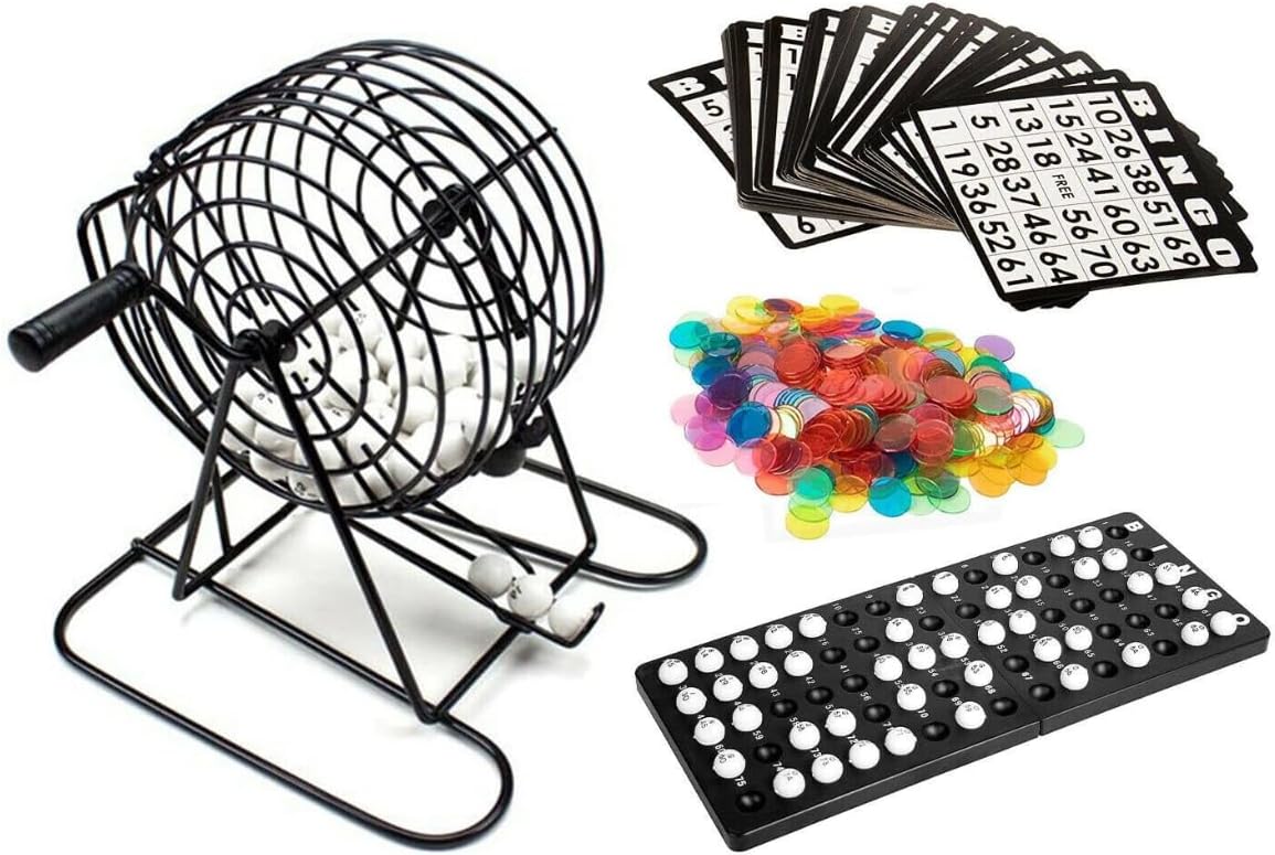 Jogo do Bingo com Máquina Distribuição de Bolas -  Olivo