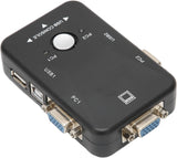 Interruptor KVM com Divisor de Vídeo Ultra HD 1920×1440 USB 2.0 / VGA - Multi4you