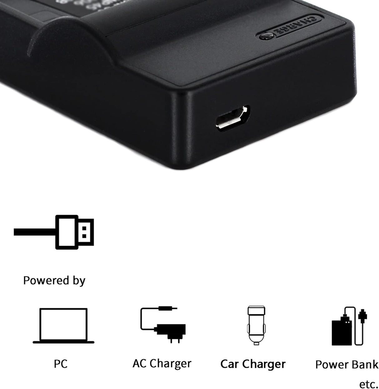 Carregador Compatível para Sony NP-FH50