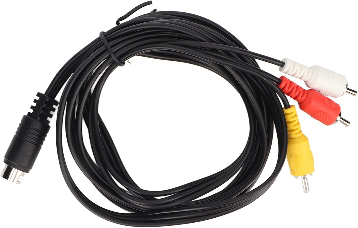 Cabo AV Mini DIN 9 Pinos para 3 RCA – Áudio e Vídeo Estéreo – 1,5 m - Multi4you®