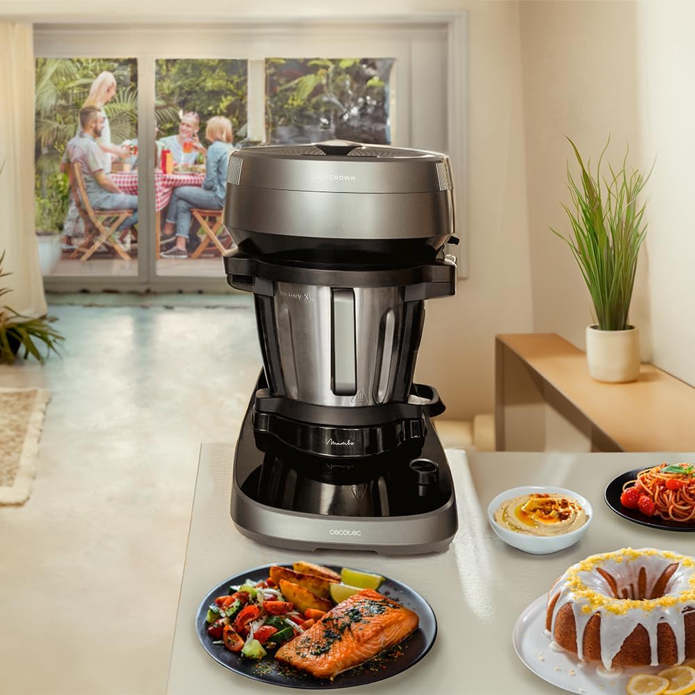 Robô de Cozinha Cecotec Mambo CooKing Victory 1700W 4,5L com Dispensador de Alimentos