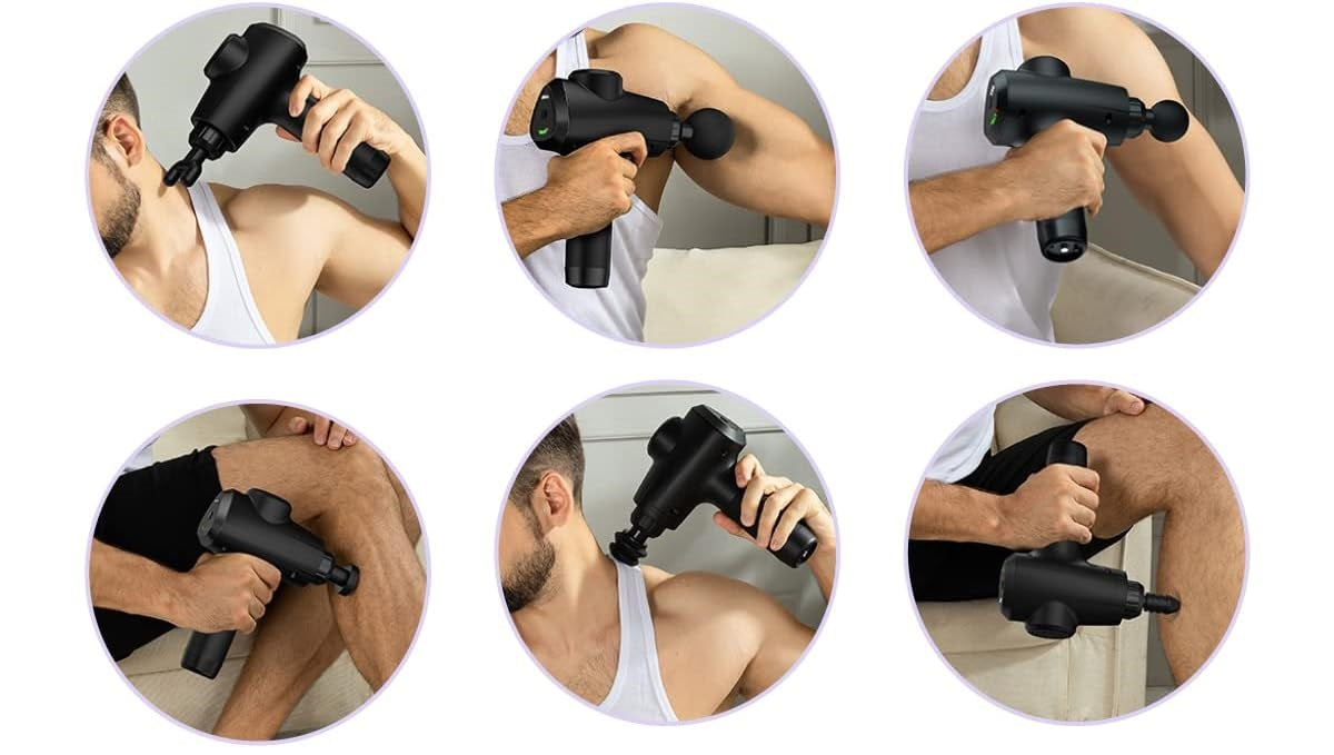 Pistola de massagem