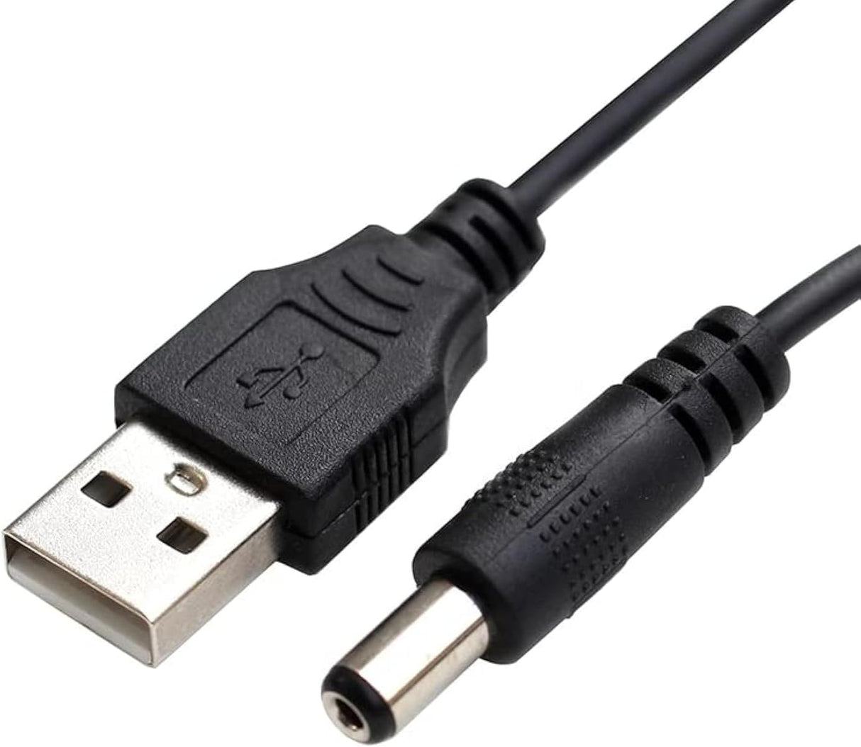 Cabo de Alimentação USB com Conector (5.5mm x 2.5mm) (80cm) - Multi4you®